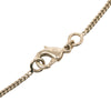Chanel Gold Plated CC Crystals Pendant Necklace Secondhand