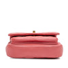 Chanel Quilted Metallic Calfskin Top Handle Flap Secondhand