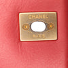 Chanel Quilted Metallic Calfskin Top Handle Flap Secondhand