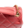 Chanel Quilted Metallic Calfskin Top Handle Flap Secondhand