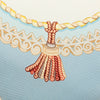 Hermès Paperoles Silk Scarf 90 Secondhand