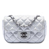 Chanel Mini Square Classic Perforated Lambskin Single Flap Secondhand