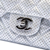 Chanel Mini Square Classic Perforated Lambskin Single Flap Secondhand