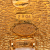 Chanel CC Gold Plated Oval Clip on Earrings Secondhand