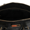 Burberry Small Heritage Grain Check Embossed Leather Orchard Bowling Bag Secondhand