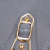 Balenciaga Goatskin Motocross Classic Metallic Edge Clutch Secondhand