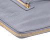 Balenciaga Goatskin Motocross Classic Metallic Edge Clutch Secondhand