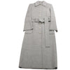 Helmut Lang Double-Face Wool Coat in Grey, Size XS Secondhand