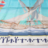 Secondhand Hermès Carré 90 "En Course" Silk handkerchief in Blue
