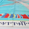 Secondhand Hermès Carré 90 "En Course" Silk handkerchief in Blue