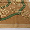 Hermès Carré 90 "Profilé" Silk handkerchief in Brown Secondhand