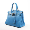 HERMES Birkin 30 Le Tournay Taurillon Clemence Handbag in Mykonos Secondhand