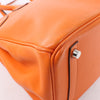 HERMES Birkin 30 Veau Swift Orange Silver Metal Fittings Handbag □J: 2006 Secondhand