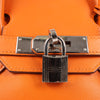 HERMES Birkin 30 Veau Swift Orange Silver Metal Fittings Handbag □J: 2006 Secondhand