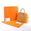 HERMES Bolide 35 Leather Handbag in Natural Brown □D: 2000 Secondhand