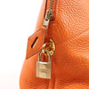 Secondhand HERMES Bolide 35 Taurillon Clemence Handbag in Orange □G:2003