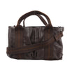 Hermes Caravan Horizontal PM Veau Derma Chocolat Silver Metal Fittings 2Way Handbag Secondhand