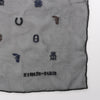 Hermès Carré 100 "Multicharms" Silk handkerchief in Black Secondhand