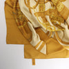 Secondhand Hermès Carré 140 "BRIDES de GALA" Silk handkerchief in Brown