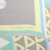 Secondhand Hermès Carré 140 "CHEVAUX DE KARNAK" Silk handkerchief in Gray