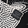 Hermès Carré 140 "Clair De Lune" Cashmere x Silk Scarve in Black Secondhand