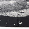 Hermès Carré 140 "Clair De Lune" Cashmere x Silk Scarve in Black Secondhand