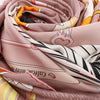 Secondhand Hermès Carré 140 "Caleche Mors et Bouteilles" Silk handkerchief in Pink x Beige