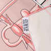 Secondhand Hermès Carré 140 "Caleche Mors et Bouteilles" Silk handkerchief in Pink x Beige