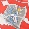 Secondhand Hermès Carré 70 "CARRES VOLANTS" Silk handkerchief in Red