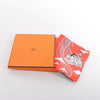 Secondhand Hermès Carré 70 "CARRES VOLANTS" Silk handkerchief in Red