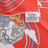 Secondhand Hermès Carré 70 "CARRES VOLANTS" Silk handkerchief in Red