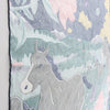 Hermès Carré 70 "Drunk by the wind" Silk handkerchief in Gray Secondhand