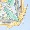 Hermès Carré 90 "AMAZONIA" Silk handkerchief in Blue Secondhand