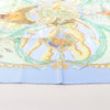 Hermès Carré 90 "AMAZONIA" Silk handkerchief in Blue Secondhand
