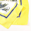Hermès Carré 90 "ATTELAGE EN ARBALETE" Silk handkerchief in Yellow Secondhand