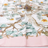 Hermès Carré 90 "AU COEUR DES BOIS" Silk handkerchief in Pink Secondhand