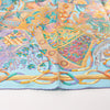 Hermès Carré 90 "AU FIL DU CARRE" Silk handkerchief in Multicolor Secondhand