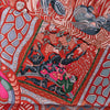 Hermès Carré 90 " AU FIL DU CARRE" Silk handkerchief in Pink Secondhand