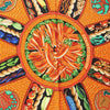 Hermès Carré 90 "AUX PAYS DES EPICES" Silk handkerchief in Black Secondhand
