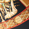 Hermès Carré 90 "AUX PAYS DES EPICES" Silk handkerchief in Black Secondhand