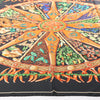 Hermès Carré 90 "AUX PAYS DES EPICES" Silk handkerchief in Black Secondhand