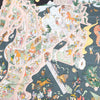 Hermès Carré 90 "Academia Ipica" Silk handkerchief in Gray Secondhand
