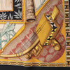 Hermès Carré 90 "Au Son du Tam Tam" Silk handkerchief in Black Secondhand