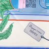 Secondhand Hermès Carré 90 "BAGAGE A MAIN" Silk handkerchief in Blue