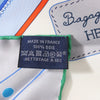 Hermès Carré 90 "BAGAGE A MAIN" Silk handkerchief in Blue Secondhand