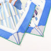 Secondhand Hermès Carré 90 "BAGAGE A MAIN" Silk handkerchief in Blue