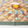 Hermès Carré 90 "BEAUTE COMPOSEE" Silk handkerchief in Green Secondhand