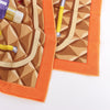 Hermès Carré 90 "BEAUTE COMPOSEE" Silk handkerchief in Orange Secondhand