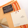 Hermès Carré 90 "BEAUTE COMPOSEE" Silk handkerchief in Orange Secondhand
