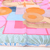 Hermès Carré 90 "CAVALIER EN FORMES" Silk handkerchief in Blue x Pink Secondhand